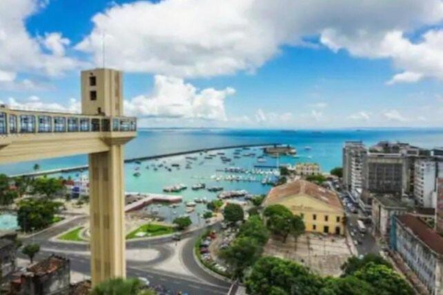 Studio charmoso férias e trabalho Salvador Esterno foto